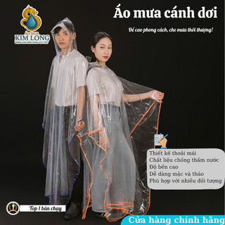 ÁO MƯA TRONG SUỐT CÁNH DƠI CAO CẤP - PHÚ HỢP  THỜI TRANG