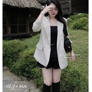 QCL1 #9926 Áo blazer 4 cúc siêu hot,form đẹp xịn sò