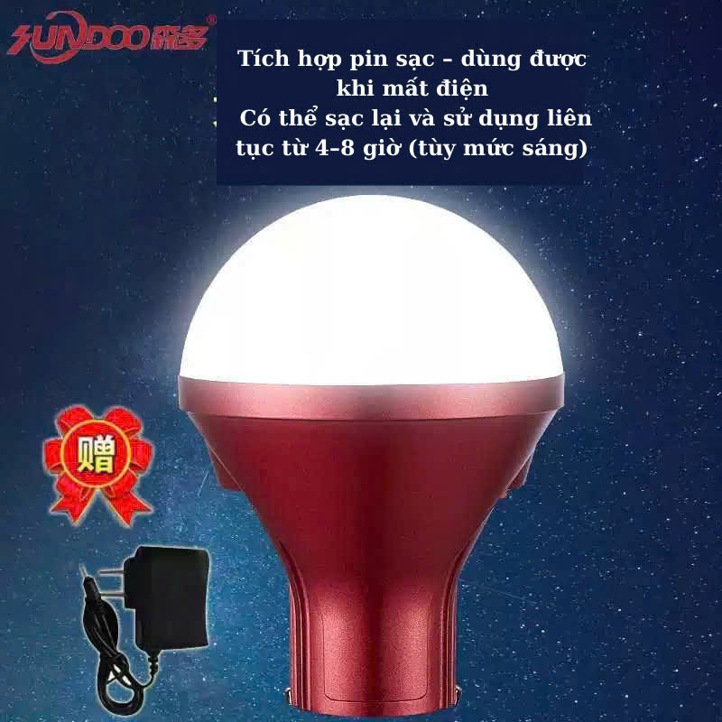 Đèn tích điện Yến Quân 80W YQ-S6,đèn led sạc,đèn sạc,đèn pin bóng tròn,đèn sạc dự phòng, đèn sạc khẩn cấp,bóng tích điện