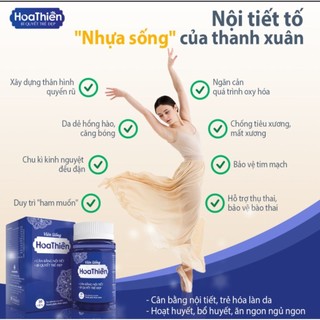 Hộp Viên Uống Cân Bằng Nội Tiết Hoa Thiên (30 viên/hộp)