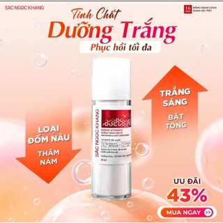 Bộ Kem Dưỡng Ngày/Đêm + Serum Trắng Bật Tông Sắc Ngọc Khang (Serum Vitamin C 30ml + Kem Ngày 30g + Kem Đêm 30g)