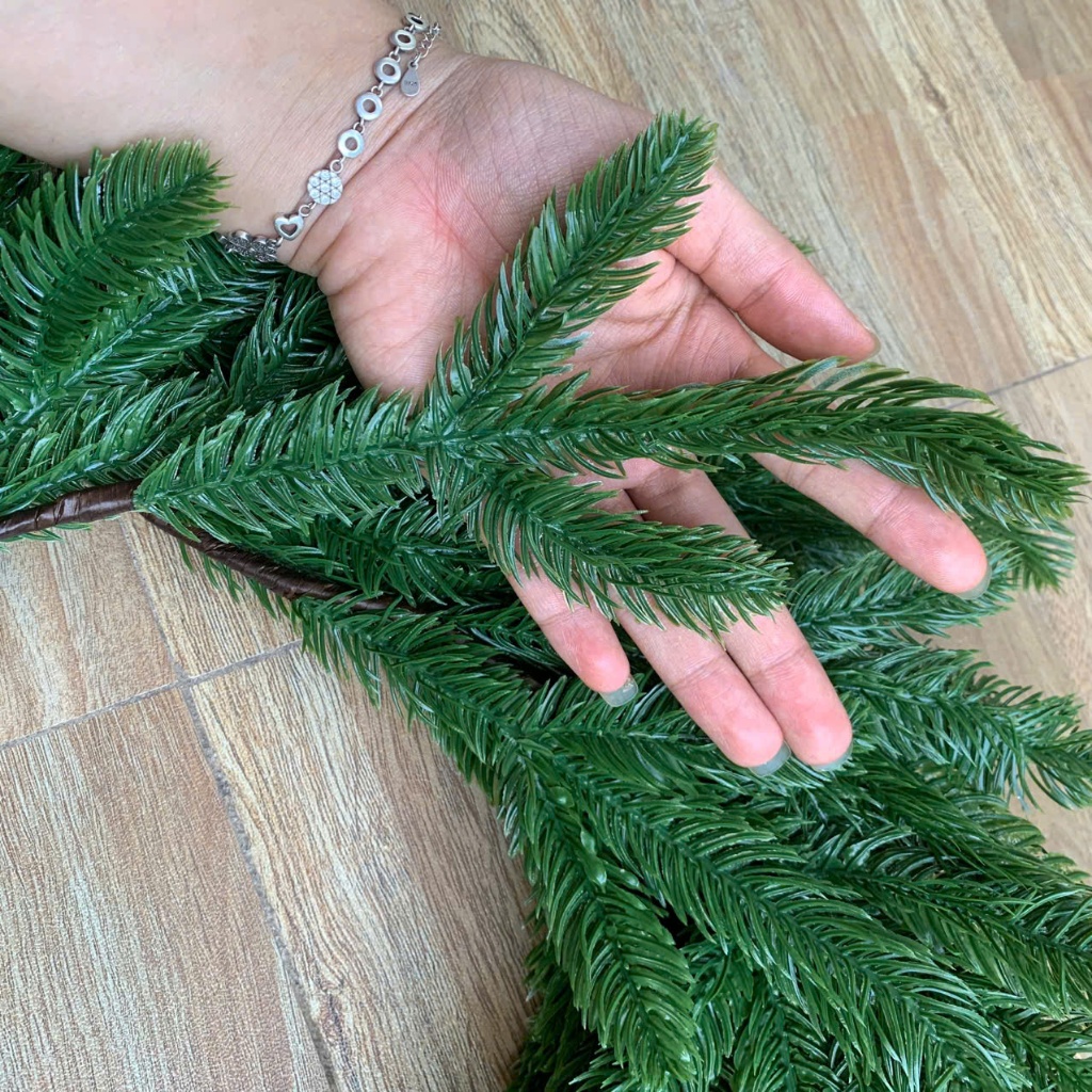 DÂY THÔNG TRANG TRÍ NOEL GIÁNG SINH DÀI 1M8 PE Dây thông mềm - CHƯA TRANG TRÍ