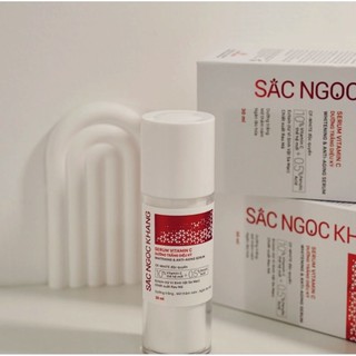 Bộ Kem Dưỡng Ngày/Đêm + Serum Trắng Bật Tông Sắc Ngọc Khang (Serum Vitamin C 30ml + Kem Ngày 30g + Kem Đêm 30g)