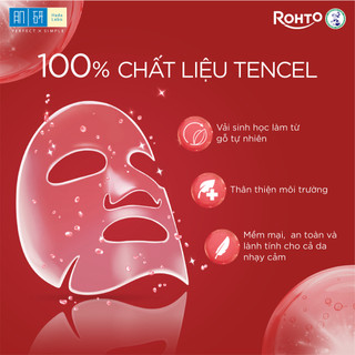 Mặt nạ dưỡng da tinh chất cải thiện dấu hiệu lão hóa và săn chắc da Hada Labo Premium Rejuvenation Serum Mask 23g/ miếng