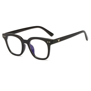 Mắt kính chữ V cao cấp hai chấm phong cách hàn quốc, Kính mát nam nữ không độ giả cận Styley K001