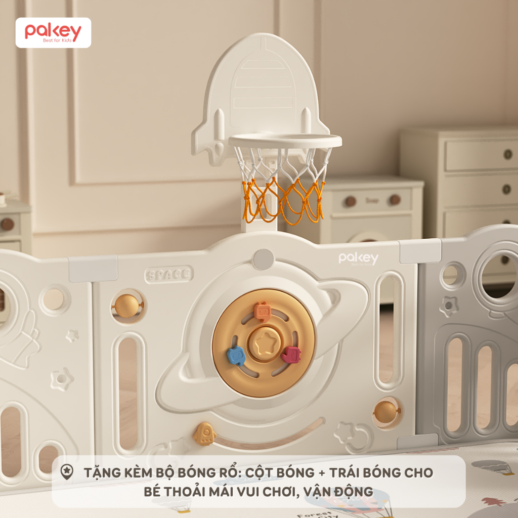 [HỎA TỐC HCM] Quây Cũi Nhựa Pakey Đa Dạng Tiện Ích Cho Bé - Set Quây Cũi Nhựa Với Siêu Nhiều Trò Chơi Bảo Hành Trọn Đời
