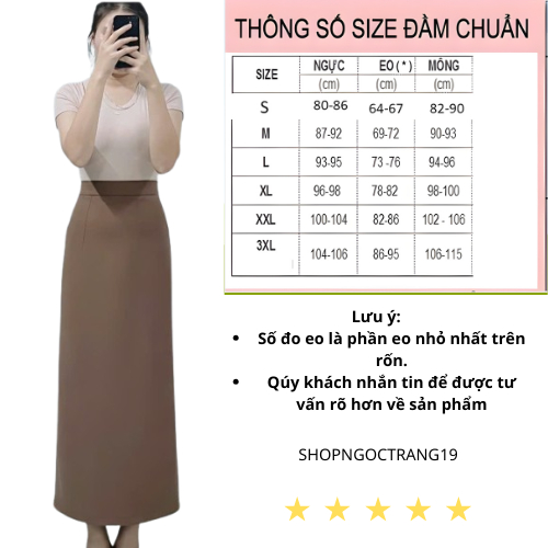 Chân Váy Chữ A Suông Dài 88cm Túi Chéo 2 Bên Chất Liệu Vitex Cao Cấp SHOPNGOCTRANG19