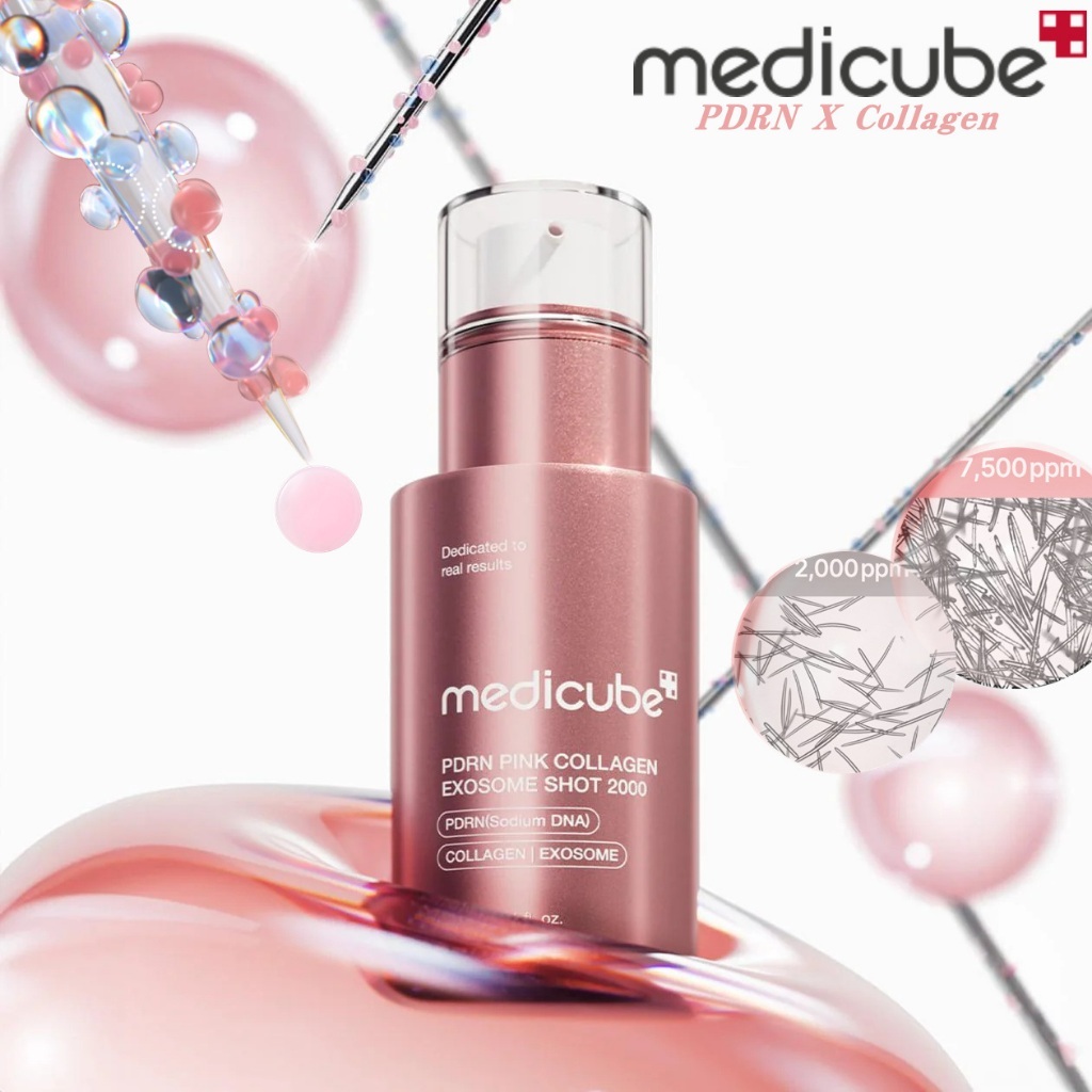 Serum Vi Gai Chống Lão Hoá Medicube PDRN Pink Collagen Exosome Shot 2000/7500 30ml