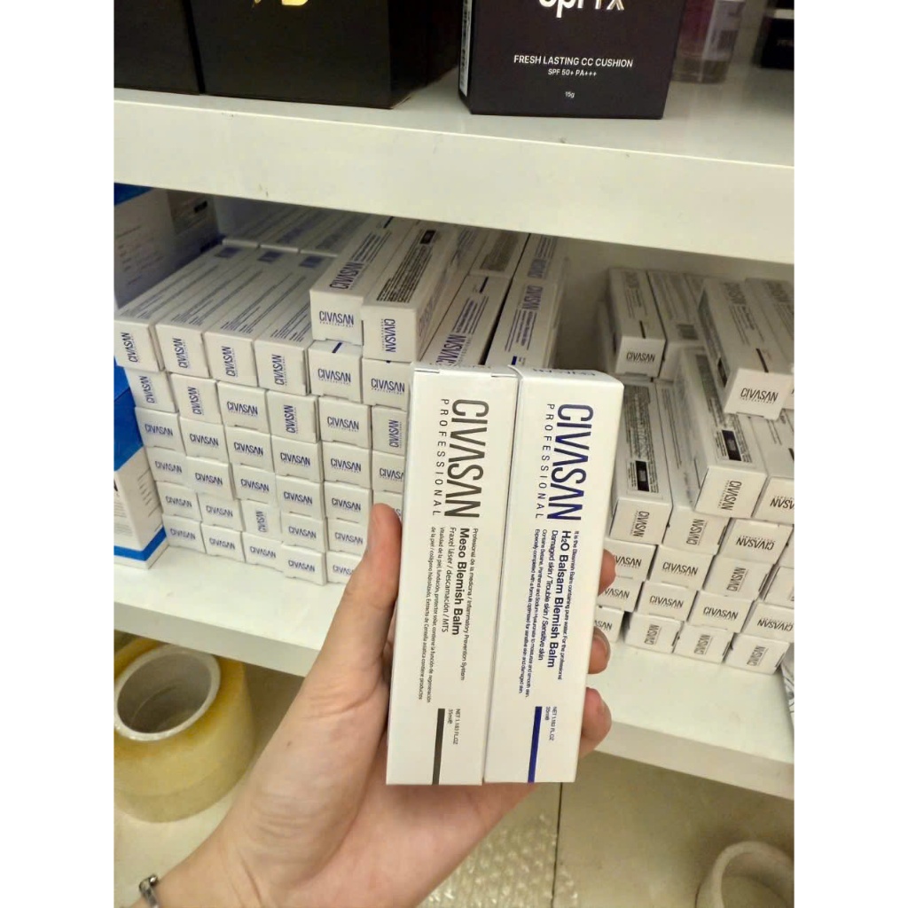 Kem dưỡng phục hồi nâng tone Civasan Meso Blemish Balm/ Civasan H2O Blemish Balm Cream fullsize