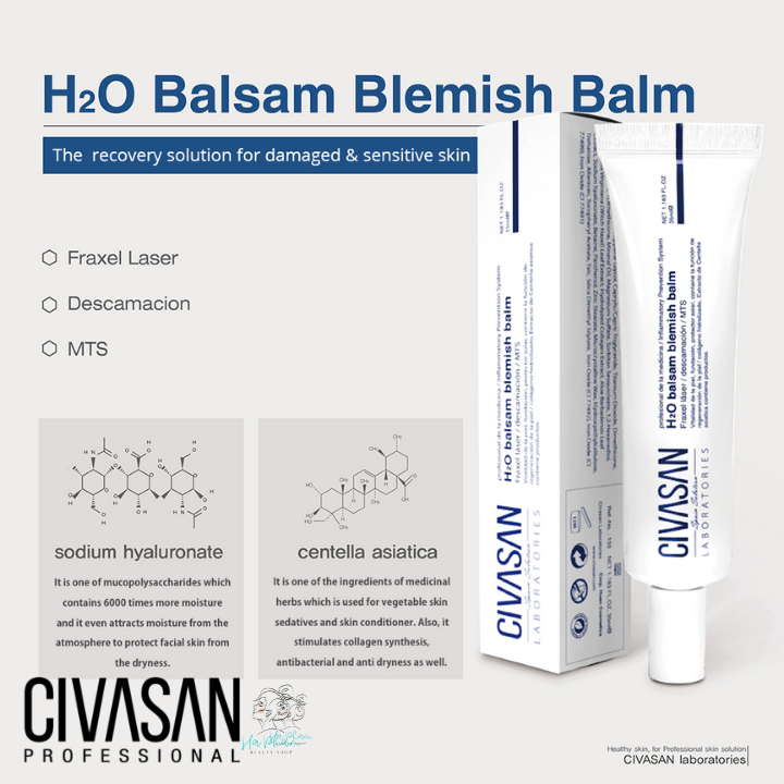 Kem dưỡng phục hồi nâng tone Civasan Meso Blemish Balm/ Civasan H2O Blemish Balm Cream fullsize
