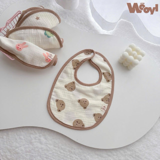 SÉT 5 YẾM XÔ MUSLIN 4 LỚP – HỌA TIẾT DỄ THƯƠNG, MỀM MỊN CHO BÉ YÊU