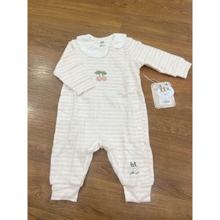 Body nhung little love cho bé 0-6m