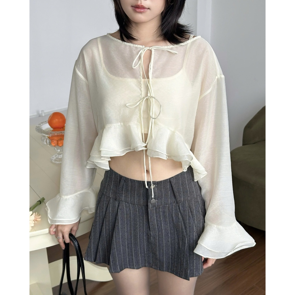 Chân Váy Nữ BEASSY SKIRT Xếp Li Form Trễ Trendy SECODEE