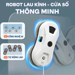 Robot Lau Kính Tự Động, Máy Lau Kính Thông Minh Phun Nước, Lực Hút Mạnh 5600Pa, Làm Sạch Mọi Bề Mặt, An Toàn Chống Rơi — ảnh 1