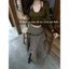 Chân váy caro dáng dài bất đối xứng phối tua rua vintage thời trang nữ | KHAO Boutique