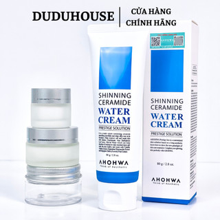 Kem Dưỡng Ẩm AHOHWA Shinning Ceramide Water Cream Dưỡng Trắng, Chống Lão Hoá 80g Duduhouse