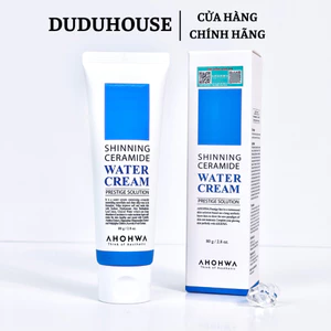 Kem Dưỡng Ẩm AHOHWA Shinning Ceramide Water Cream Dưỡng Trắng, Chống Lão Hoá 80g Duduhouse