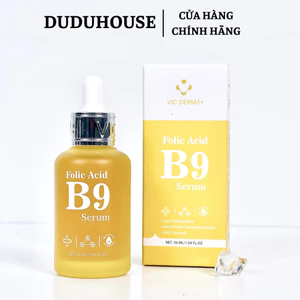 Tinh Chất B9 Vic Derma Folic Acid Serum Dưỡng Ẩm, Phục Hồi, Chống Lão Hóa 50ml Duduhouse