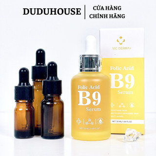 Tinh Chất B9 Vic Derma Folic Acid Serum Dưỡng Ẩm, Phục Hồi, Chống Lão Hóa 50ml Duduhouse