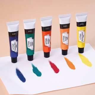 Màu Nước Acrylic Dạng Tuýp 12ml ARTMATE 24 Màu Vẽ Vải Giày Tường, Màu Tươi Sáng Đặc Mịn Nhanh Khô Chuyên Nghiệp AC0002