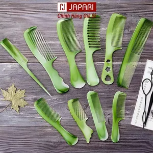 Bộ Lược Chải Tóc Nhựa Xanh Ngọc 10 Cây - Lược Chải Tóc Gỡ Rối, Tạo Kiểu Nhiều Kích Thước - Japari