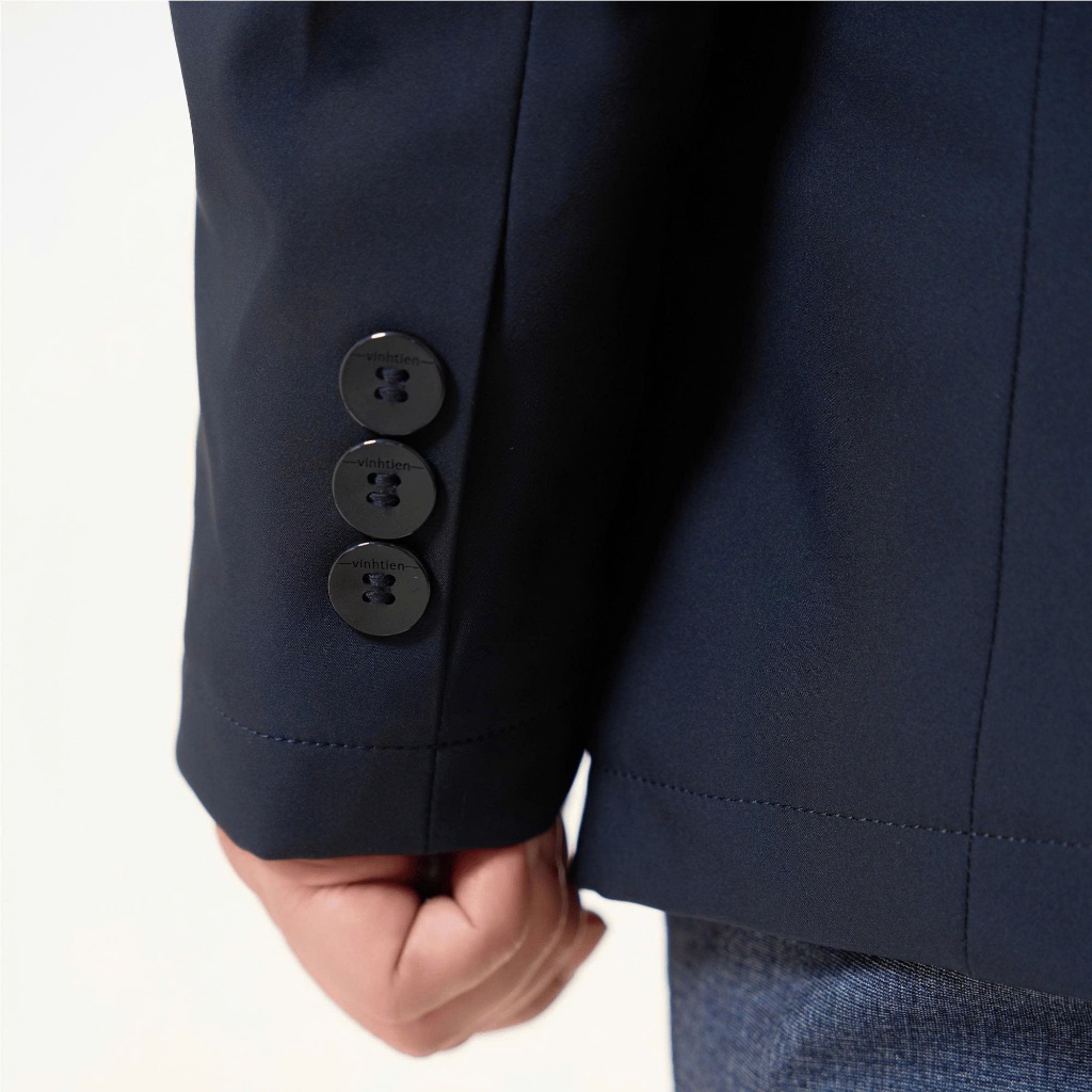 Áo Khoác Jacket Nam Vĩnh Tiến Chần Bông Nẹp Cúc Cổ Đức Chống Gió Giữ Ấm Phong Cách Lịch Lãm - 1250 JC8