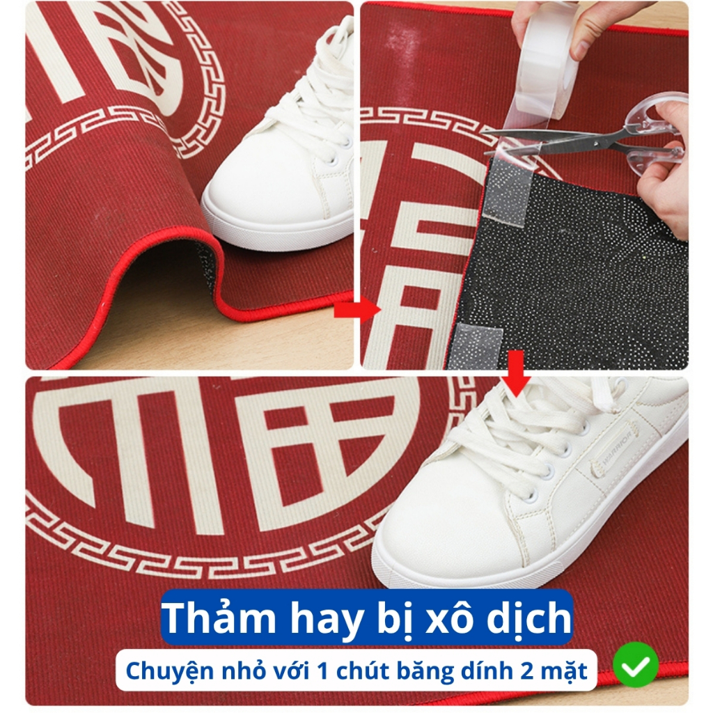 Băng Dính Nano 2 Mặt Đan Lưới Dễ Tháo Gỡ, Băng Keo 2 Mặt Trong Suốt Sợi Thủy Tinh Siêu Dính