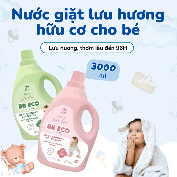 Nước Giặt Hữu Cơ Cho Bé - Hình ảnh thực tế