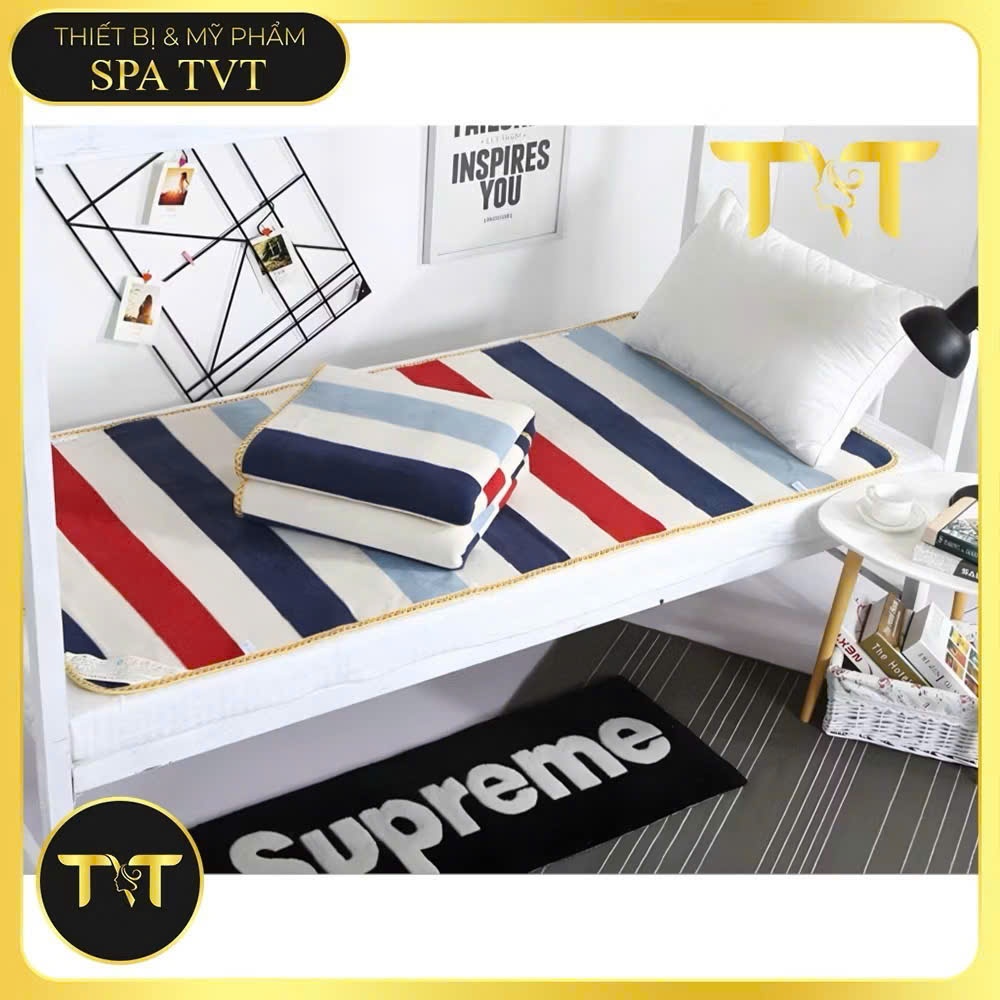 THẢM ĐIỆN LÀM ẤM ,THƯ GIÃN , THẢM CHẤT LIỆU NHUNG VÀ VẢI THÔ KT 70x 150CM