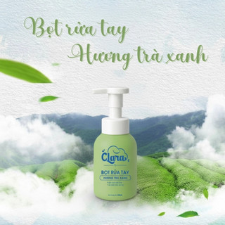 Combo 2 Chai Bọt Rửa Tay Clara Hương Trà Xanh Chai 300ml NRT003, Bọt Vệ Sinh Tay An Toàn, Diệt Vi Khuẩn, Giữ Ấm