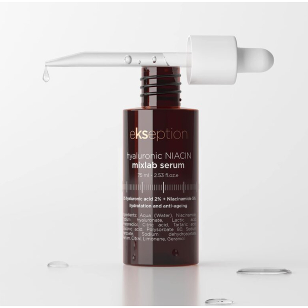 [ĐẠI LÝ CHÍNH HÃNG] Serum HA + 5% B3 sáng da, mờ thâm mụn Ekseption Hyaluronic Niacin 75ml