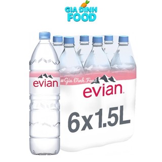 Nước khoáng thiên nhiên EVIAN 500ml - 1500ml