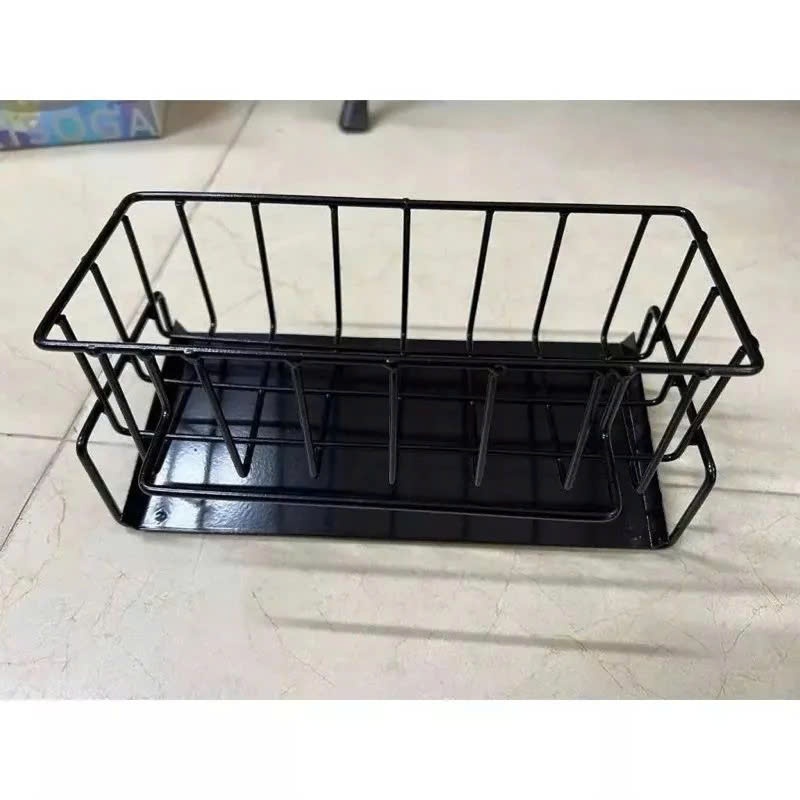 Kệ đựng đồ rửa chén bát inox – Giá để giẻ rửa chén trên bồn có khay hứng nước nghiêng chống ẩm mốc