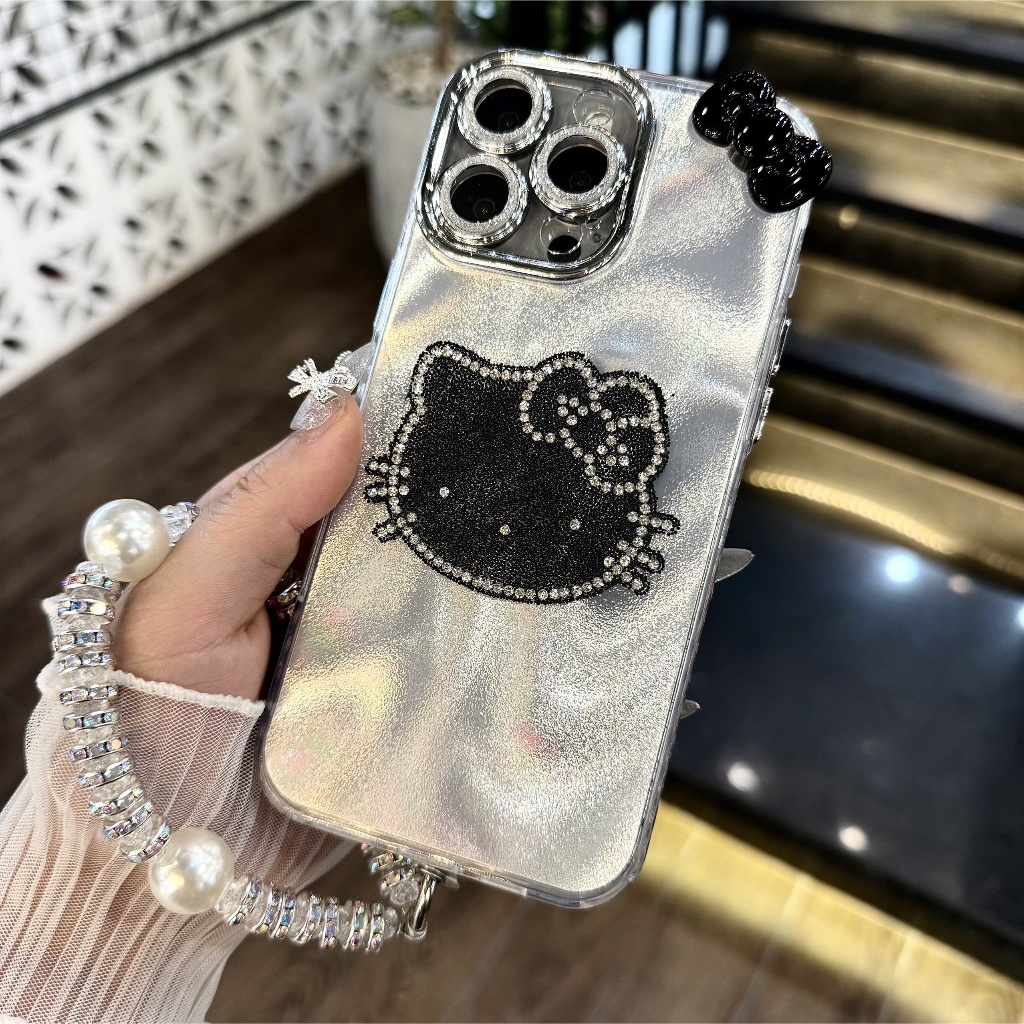 Ốp Lưng iPhone Kitty Lấp Lánh – Cute Chảy Nước, Nữ Tính Chuẩn Trend 2026 – Xinh| Nắng case