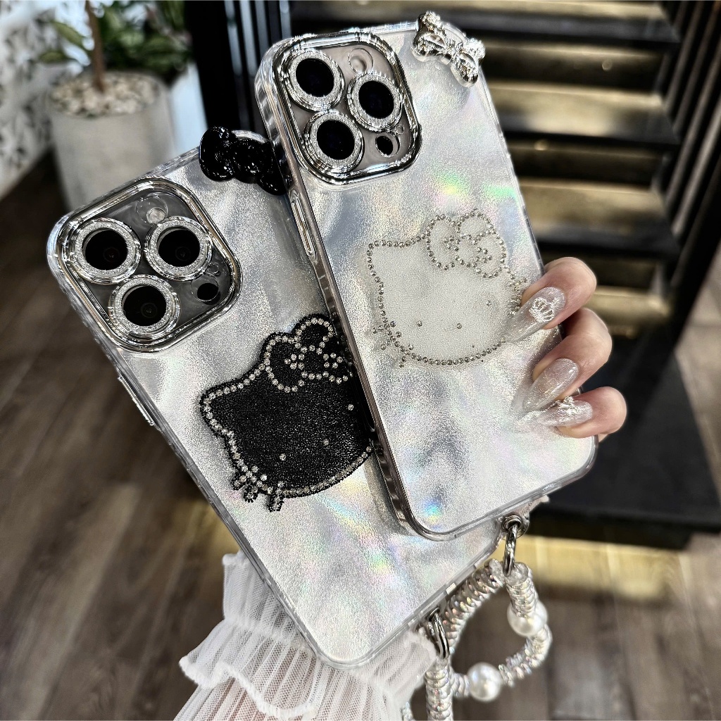Ốp Lưng iPhone Kitty Lấp Lánh – Cute Chảy Nước, Nữ Tính Chuẩn Trend 2026 – Xinh| Nắng case
