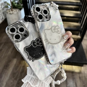 Ốp Lưng iPhone Kitty Lấp Lánh – Cute Chảy Nước, Nữ Tính Chuẩn Trend 2026 – Xinh| Nắng case