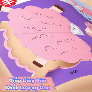 Sách Gấp Giấy Origami 3D Thủ Công 6 Chủ Đề, 60 Mẫu Gấp Đa Dạng Cho Bé, Kích Thích Sự Phát Triển Tư Duy, Sáng Tạo