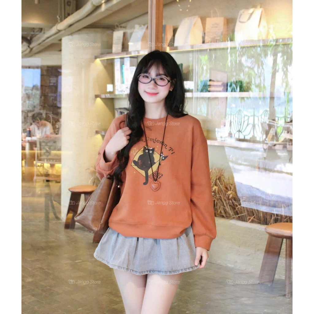 [𝐒𝐮𝐙𝐲] Áo Nỉ 2Da Mèo QCCC Loại 1 (>50kg 1m55 Trở Lên)