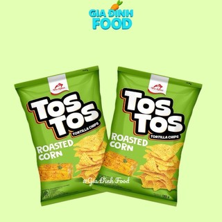 Snack Tortilla chips Tos Tos vị Phô mai/BBQ/Bắp nướng 145g