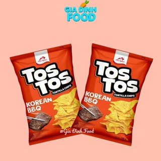 Snack Tortilla chips Tos Tos vị Phô mai/BBQ/Bắp nướng 145g