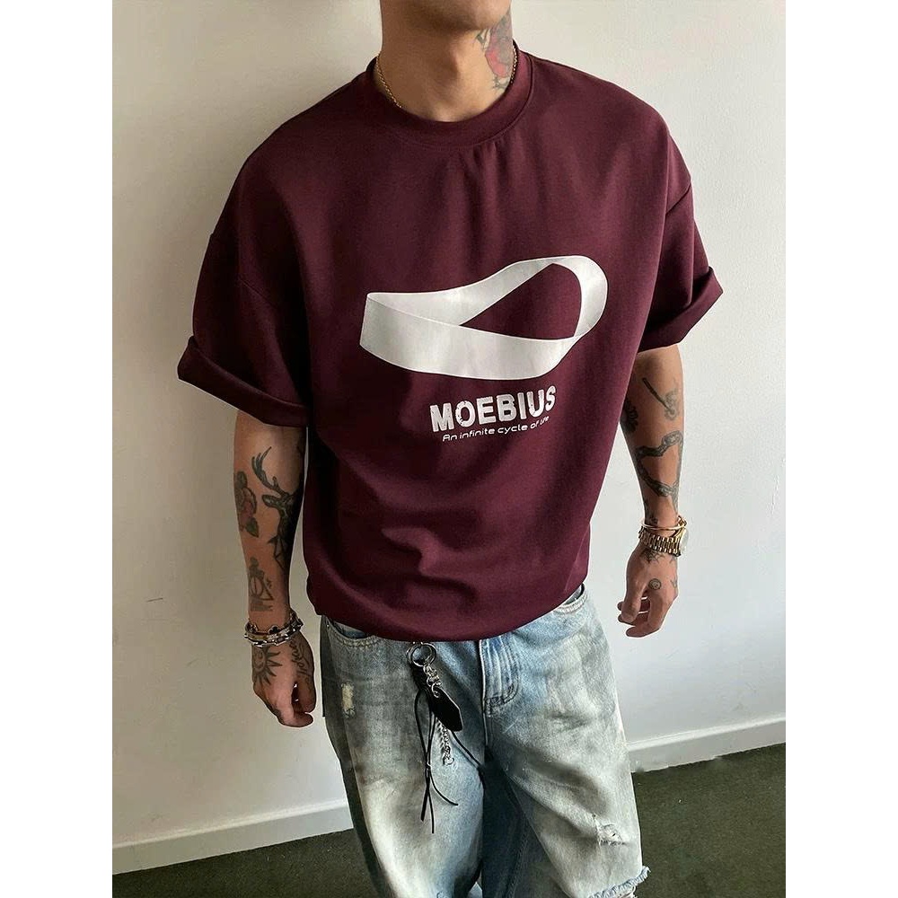 Áo thun Stee Cổ tròn MOEBIUS Localbrand ICVCVNI Unisex Cotton
