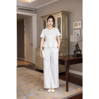 MARC FASHION Quần Tây Dài Ống Suông Xếp Ly - CBQD102527