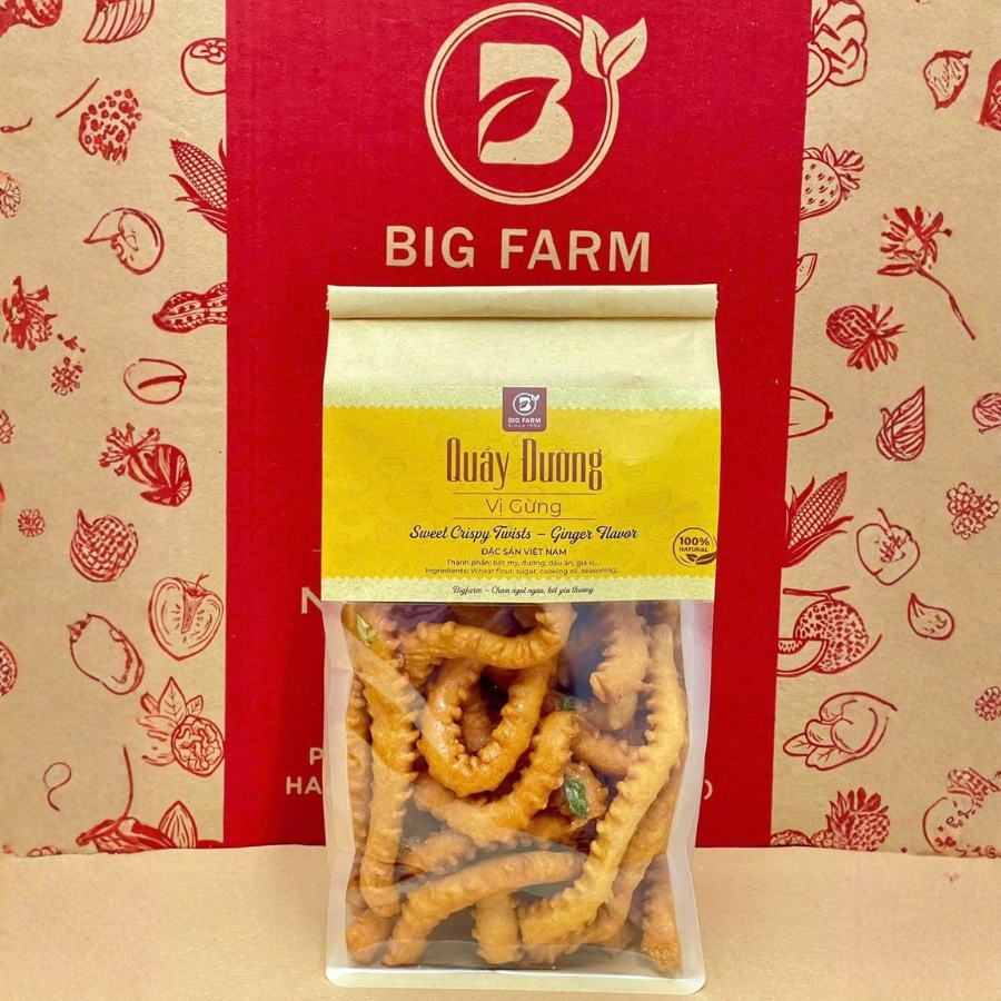 Quẩy Đường Vị Gừng Sâu Bigfarm 250g / 350g / 500g NGDAV038