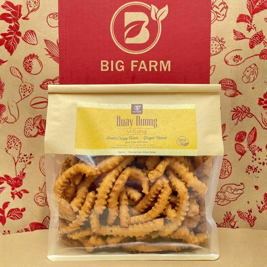 Quẩy Đường Vị Gừng Sâu Bigfarm 250g / 350g / 500g NGDAV038