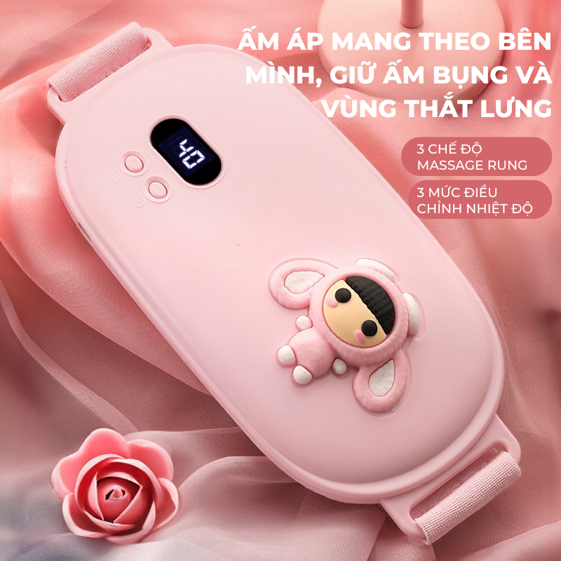 EXYT Đai Sưởi Ấm Vùng Bụng - Giảm Đau Bụng Kinh, Hỗ Trợ Làm Ấm Tử Cung, Quà Tặng Sức Khỏe Cho Phụ Nữ,bảo hành 12 tháng.