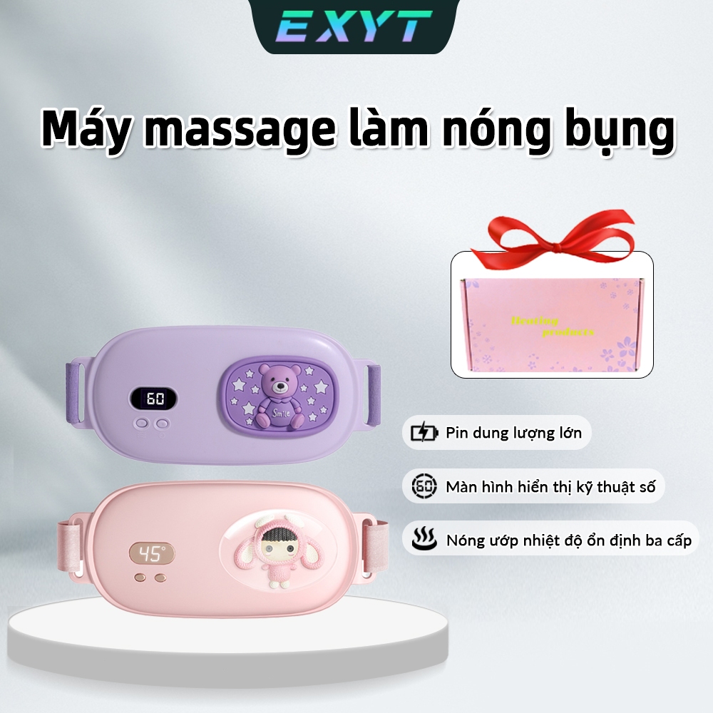 EXYT Đai Sưởi Ấm Vùng Bụng - Giảm Đau Bụng Kinh, Hỗ Trợ Làm Ấm Tử Cung, Quà Tặng Sức Khỏe Cho Phụ Nữ,bảo hành 12 tháng.