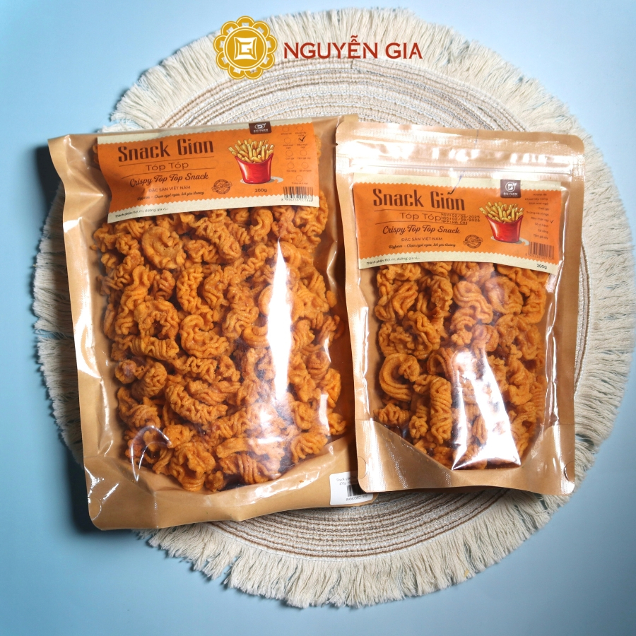 Snack Giòn Tóp Tóp Râu Mực Cay Bigfarm 200g / 400g NGDAV051