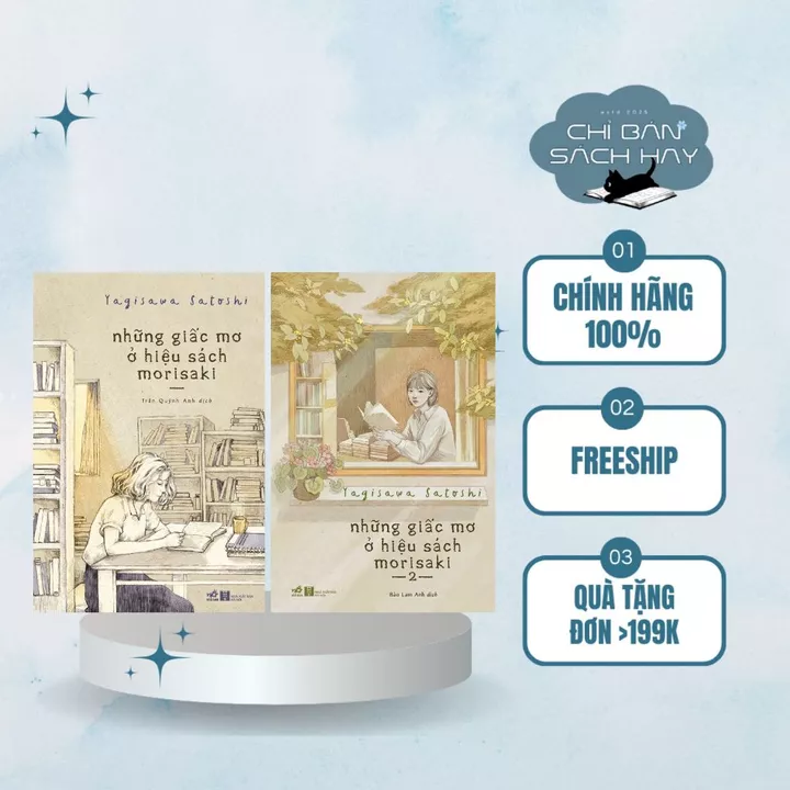 Sách - Những giấc mơ ở hiệu sách Morisaki (2 tập) (Chỉ Bán Sách Hay)