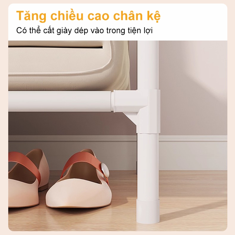 𝐎𝐥𝐢𝐟𝐞Giá Treo Quần Áo Có Vách Ngăn Chắn Mẫu Mới Đồ Treo Quần Áo Đa Năng Mới Giá Phơi Quần Áo Cao Cấp Dễ Lắp Ráp