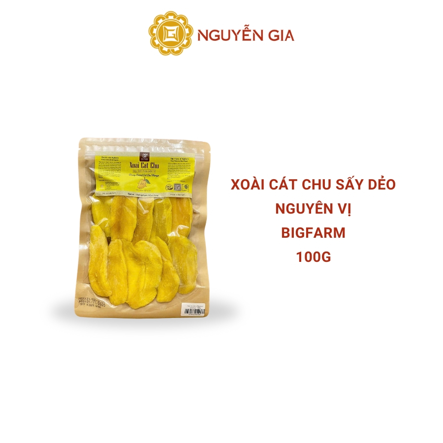Xoài Cát Chu Sấy Dẻo Nguyên Vị/Muối ớt 100g / 250g / 400g Bigfarm